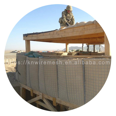 Defensive Bastion Barriers / River Protection Barriers With Green / Sand Geotextile In Burkina Faso