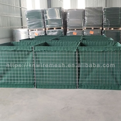 Defensive Bastion Barriers / River Protection Barriers With Green / Sand Geotextile In Burkina Faso