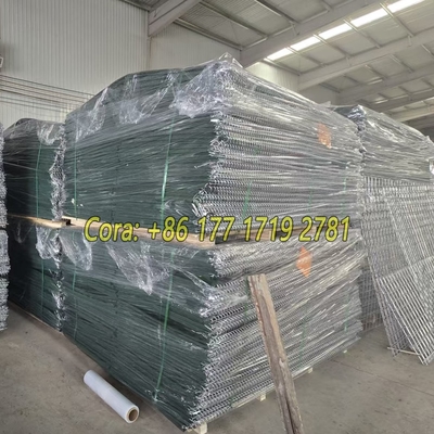 Military Hesco Bag 2.74m High Galvanized Defensive Barrier Protection Wall Made By Welded Gabion Box