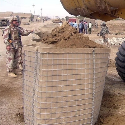 1m High Hot Dipped Galvanized MIL 4 Defensive Barrier for Military Defensive Bastion Barriers