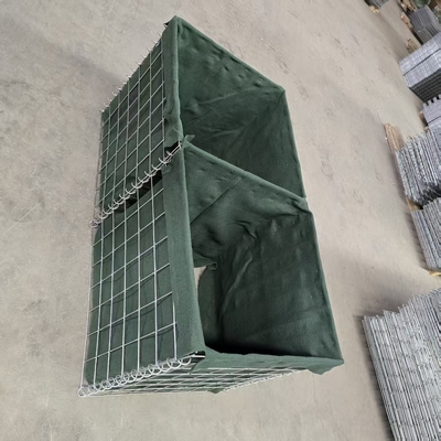 MIL10 2.21M  Welded Gabion Box Hot Dipped Galvanized HESCO Earth-Filled Military Grade Barriers for Flood Control