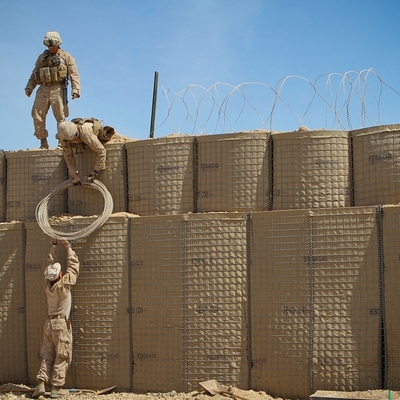 MIL10 2.21M  Welded Gabion Box Hot Dipped Galvanized HESCO Earth-Filled Military Grade Barriers for Flood Control
