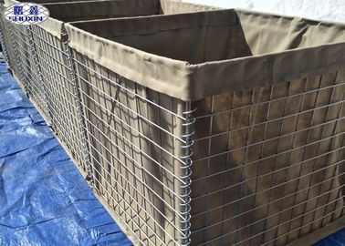 Geotextile Lined Military Sand Wall, Secuirty Sand Hesco Bastion Wall