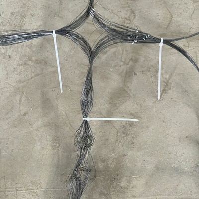 Anti Tank Low Visibility Barrier Wire Fence For Ukrainian Market