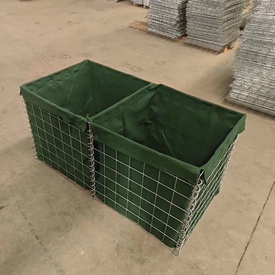 Galvanized Steel Welded Wire Mesh Defensive Barrier 75mmx75mm