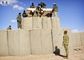 Brown Military Hesco Barrier Sand Wall , Gabion Baskets Retaining Wall