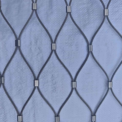 Battlefield Defense Woven Anti Drone Netting Stainless Steel Rope Netting