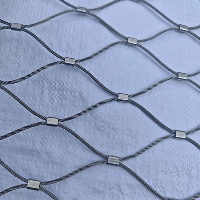 Open Air Protective Stainless Steel Rope Anti Drone Mesh Resistant To Rust