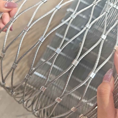 Battlefield Defense Woven Anti Drone Netting Stainless Steel Rope Netting