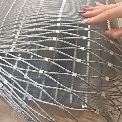 Open Air Protective Stainless Steel Rope Anti Drone Mesh Resistant To Rust