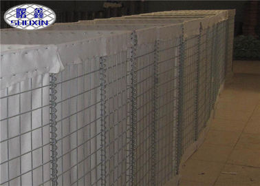 Military Hesco Bastion Barrier System CE Certificated 7.62cm X 7.62cm