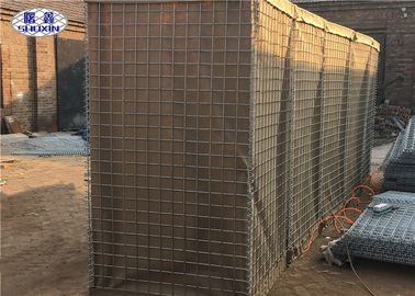 Galvanized Wire Mesh 4mm Hesco Bastion Wall For Defensive