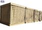 Multi Cellular Defensive Bastion Barriers Mesh Gabion Box Wall 4-5.0mm Wire Dia