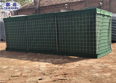 Galvanized Gabion Box Geotextile Lined Feature For Preventing Explosion