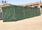 Welded Wire Mesh Defensive Bastion Hesco Sand Filled Barriers 4 Cells