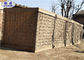 Sand Filled Gabion Flood Barriers With Geotextile Galvanized Steel Wire
