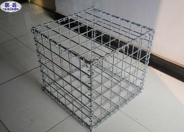 Stone Filled Gabion Wire Mesh Boxes Galvanized Welded Craft ISO Certification