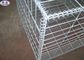 Decorative Gabion Wire Mesh Boxes Green  Zinc Coated Surface