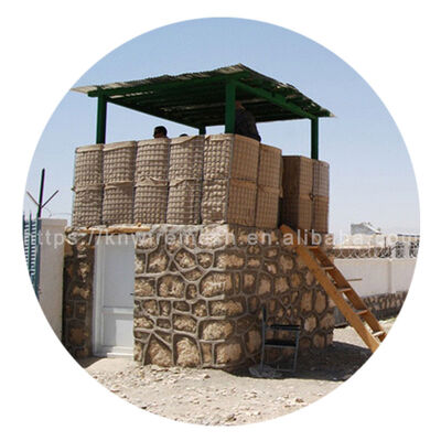 Mil4 Welded HESCO Gabion Sand-Filling Metal Flood Prevention Military Barrier Bastion In Malaysia