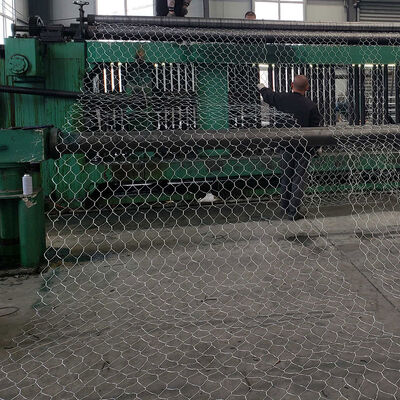 8*10cm Galvanized Pvc Coated Gabion Box Hexagonal Woven Stone Filled Gabion Basket