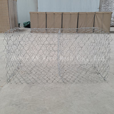 2*1*1 m Heavy Duty Hexagonal Wire Mesh Gabion Baskets For Sale