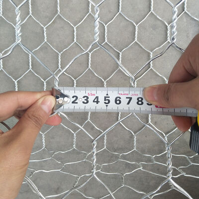 Hebei KN Galvanized Wire Mesh Flood Control Gabion Baskets For Retaining Wall
