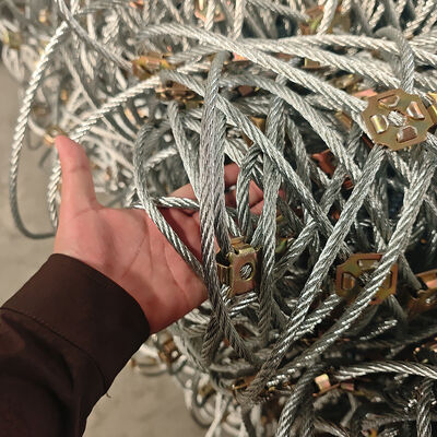 Anti-UAV Defense Net For Russia | Wire Rope Mesh Protection Net