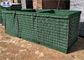 Sand and earth filled Military Hesco Barriers Welded Gabion With Geotextile Lined