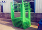 Green Steel Stacking Racks , Warehouse Plate Stacking Storage Racks For Tobacco