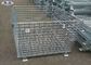 Warehouse Storage Steel Pallet Cages Galvanized Wire Mesh Butterfly Cage