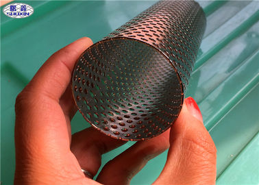 Round Perforated Filter Tube Stainless Steel As Sand Control Supporting Pipe