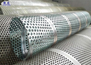 Metal Perforated Stainless Steel Pipe For Liquids / Solids / Air Filtration