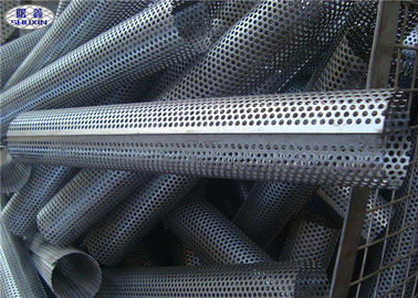 Seamless Perforated Filter Tube Used As Filter Cylinders / Supporting Layer