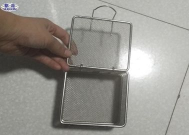 Medical Disinfection Stainless Steel Wire Mesh Baskets Corrosion Resistant