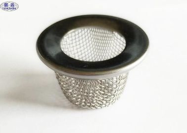 Small Stainless Steel Wire Mesh Baskets , Durable Herb Metal Wire Baskets Container