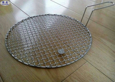 Galvanized Crimped Barbecue Grill Wire Mesh Customized Size BBQ Sheet