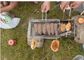 Portable Barbecue Grill Wire Mesh , Outdoor Barbecue Grill Netting For Roast Fish