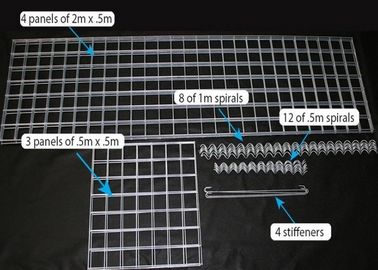 Kitset Cage Heavy Gabion Basket Retaining Wall Galvanised Welded Mesh Fence