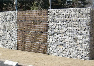 Hot Dip Galvanised Welded Gabion Basket Gabion Box For Garden , Anti Erosion