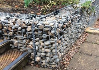 200 X 100 X 50 Galvanised Welded Gabion Box Stone Cage For Government Project