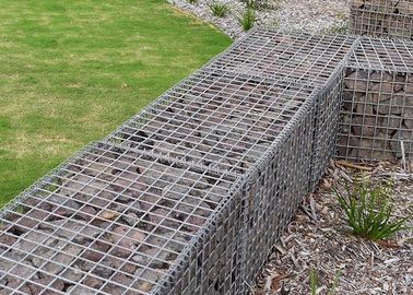 200 X 50 X 50 Welded Limestone Gabion Retaining Wall Common In 50cm High