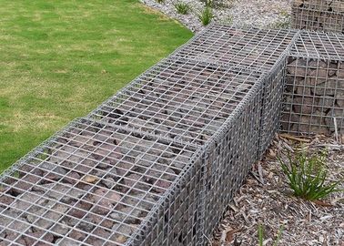 200 X 50 X 50 Welded Limestone Gabion Retaining Wall Common In 50cm High