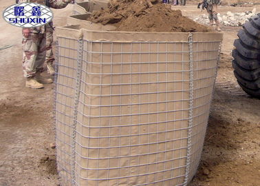 Heavy Galvanized Kesco Barrier , Not Hesco Military Barrier Fortifications