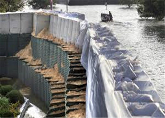 76.2×76.2mm Military Barrier With Geotextile Fabric