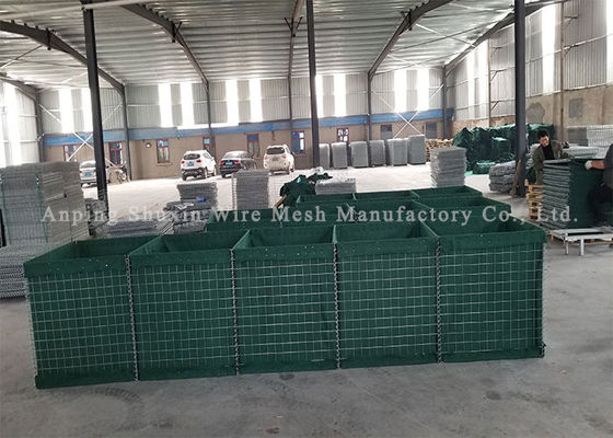 Geotextile Welded Galvanized Gabion Galfan Defensive Barrier