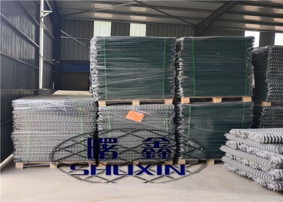 Sand Filled Galvanized Gabion Box Hesco Barrier Wall Mil 7