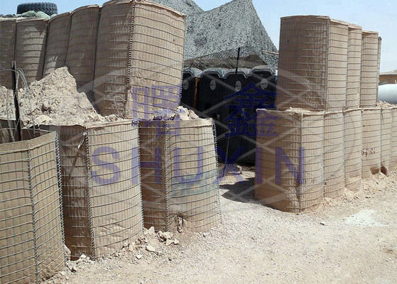 Defensive Type Welded Gabion Box SGS Military Barrier