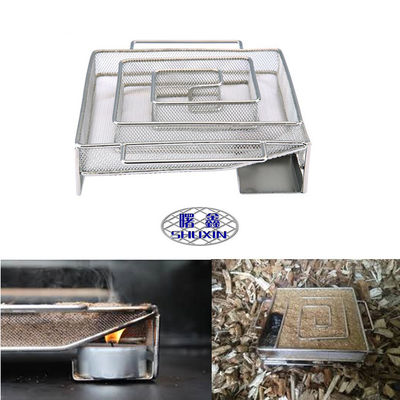 Bbq Stainless Steel Perforated Mesh Pellet Cold Smoke Generator Square Shape