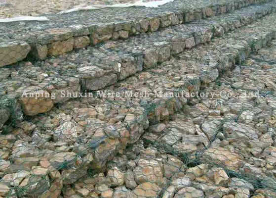 Weave Hot Dipped Galvanized Iron 2x1x1m Gabion Stone Basket