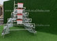 4 Tiers 4 Cells 128 Chickens Capacity Layer Poultry Cage In Farm